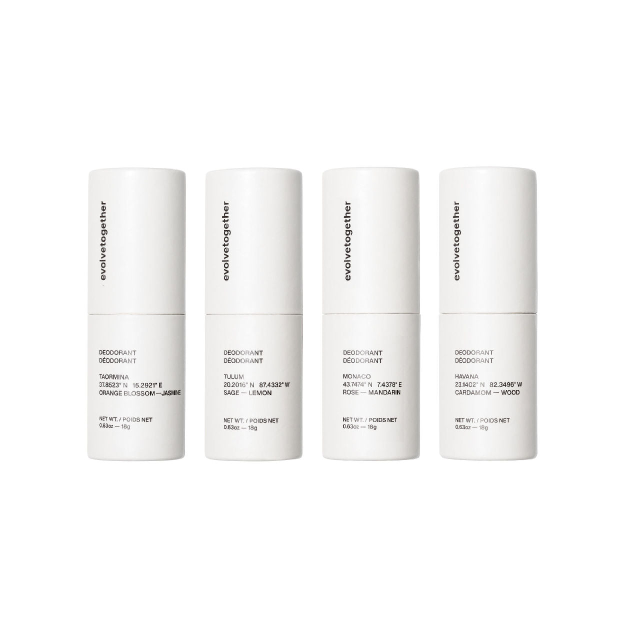 Natural Deodorant Discovery Set for Men & Women - 5 Organic & Aluminum-Free Deodorants - Travel Size for Gym, Work & Outdoor Activities