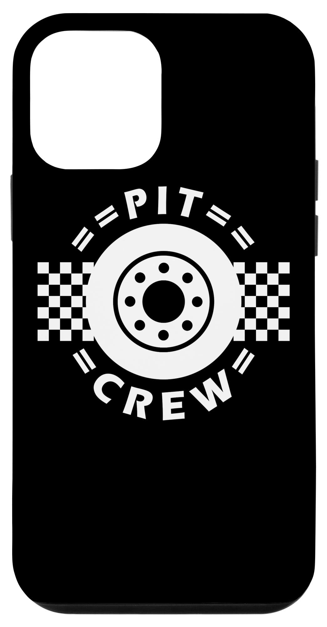 iPhone 12 Mini Case - Pit Crew Race Car Design - Perfect for Race Day Gifts, Hosting Parties & Motorsport Fans - Durable Protective Phone Cover for Daily Use
