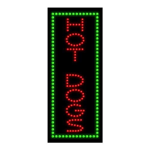 Hot Dogs LED Dot Sign #21572 - Bright Neon Bar & Restaurant Decor for Outdoor Advertising