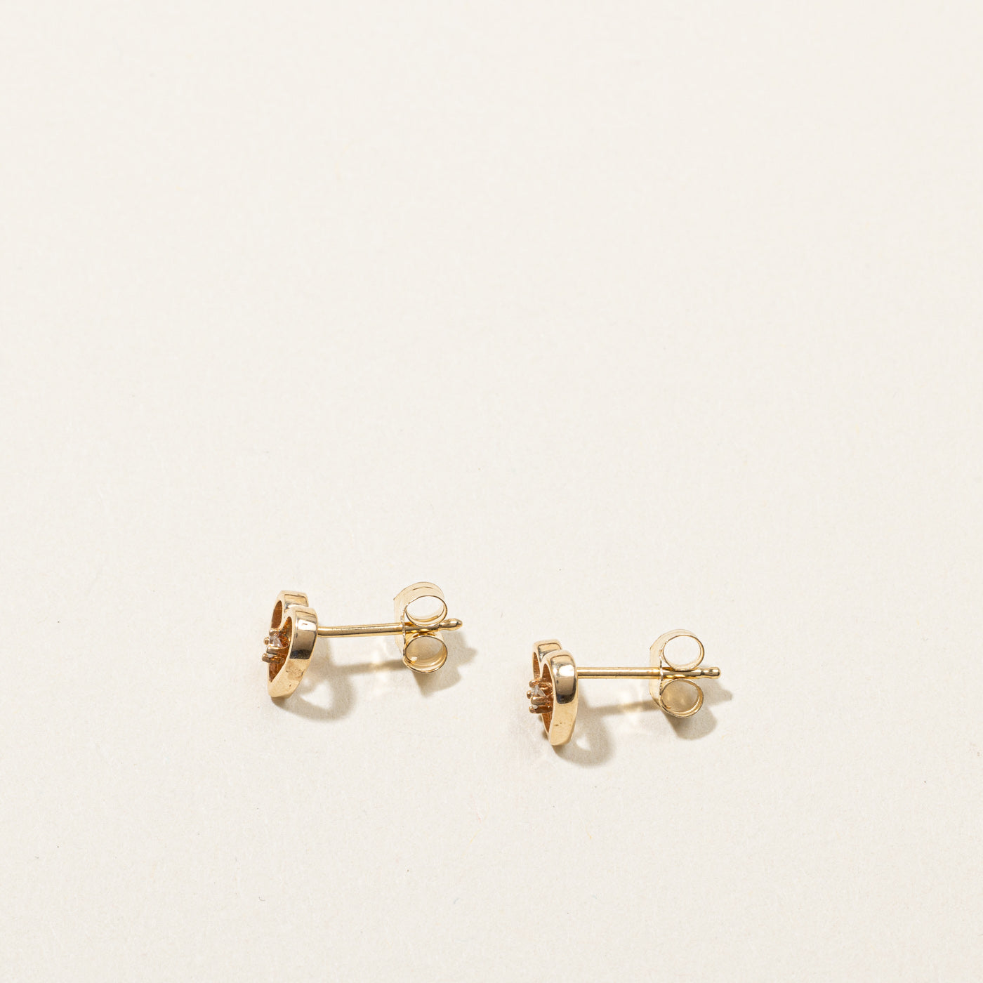 0.02ctw Diamond Heart Stud Earrings for Women - 14K White Gold Valentine's Day Gift for Her | Perfect for Anniversary, Birthday & Romantic Occasions