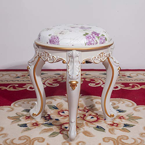 Gold Ivory White Purple Leather