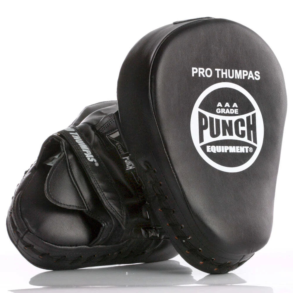 PUNCH AAA PRO THUMPAS FOCUS PADS - Premium Boxing Training Pads for MMA, Kickboxing & Martial Arts Practice - Perfect for Home Gym, Boxing Gym & Professional Training Sessions