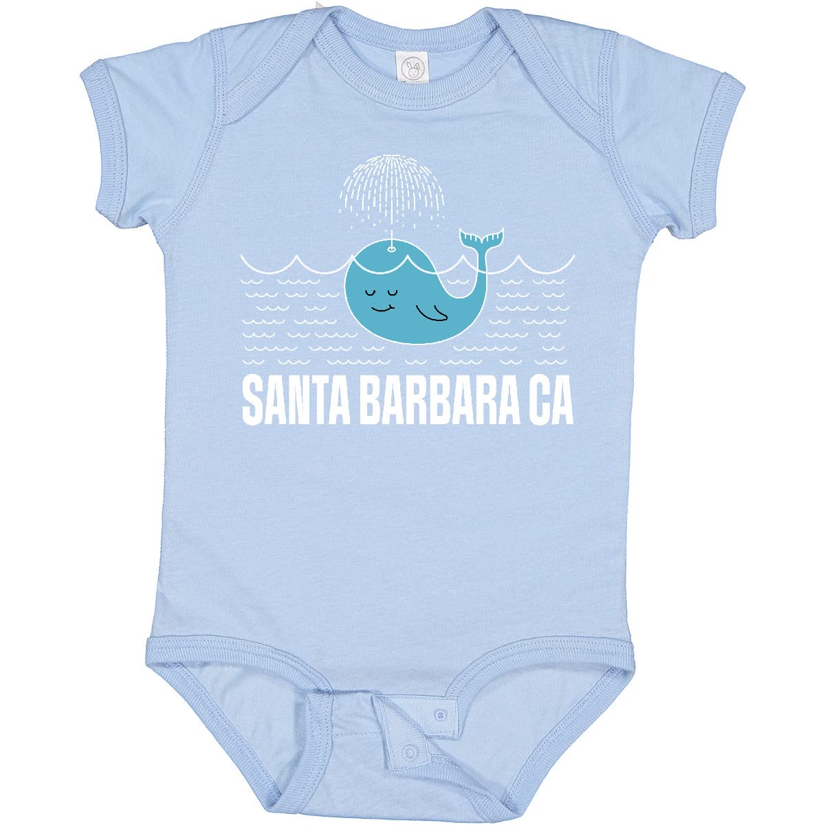 Inktastic Santa Barbara California Beach Vacation Baby Bodysuit - Cute Infant Onesie for Summer Travel & Family Photos