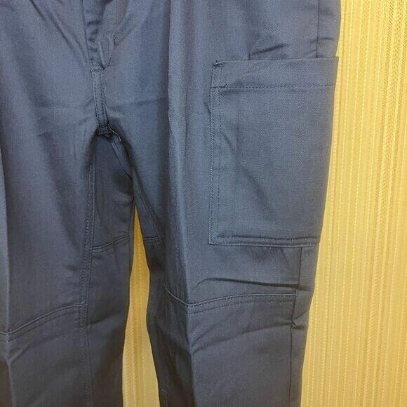 Red Kap Cargo Work Pants - Navy Blue 42x30 | Durable Uniform Pants for Construction, Landscaping & Industrial Work