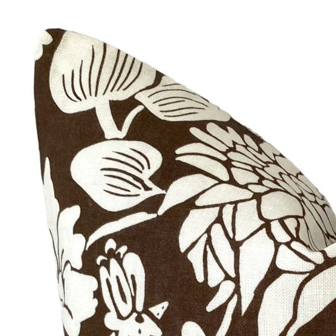 Premium Darcy Mocha Square Filled Cushion 50x50cm - Soft Decorative Throw Pillow for Sofa, Bed & Home Decor - Zaab Luxury Home Collection