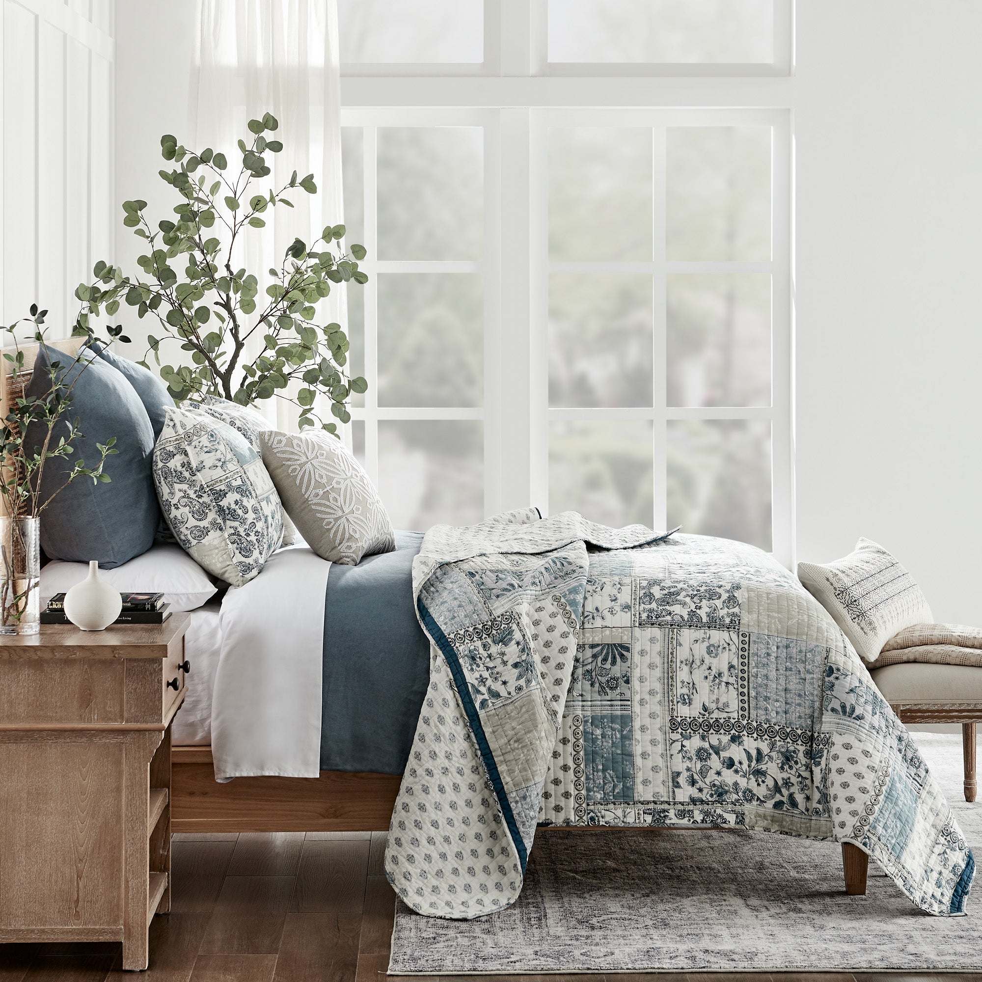 Premium Washed Linen Duvet Cover Set - Breathable & Soft 100% Natural Flax Fabric - Queen Size Bedding for Summer & All Seasons - Perfect for Cozy Bedrooms, Guest Rooms & Vacation Homes