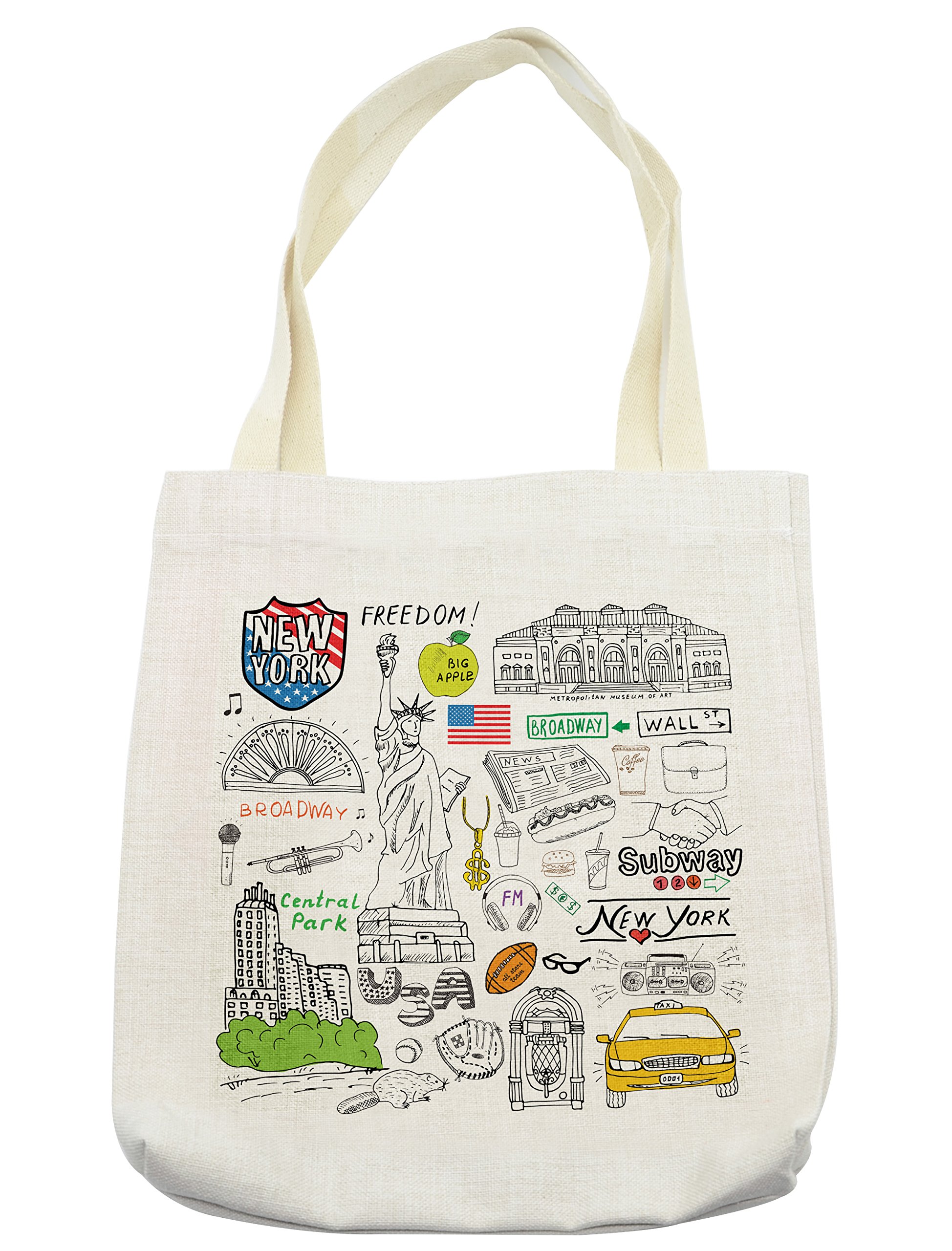 Stylish Multicolor Tote Bags for Women - Large Reusable Shopping & Beach Bag - Trendy Cotton Canvas Carryall for Groceries, Work, Travel & Everyday Use
