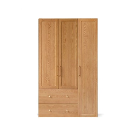 out of stock 47.2×23.2×78.7 inch / 120×59×200 cm / natural wood color / door wardrobe with drawers
