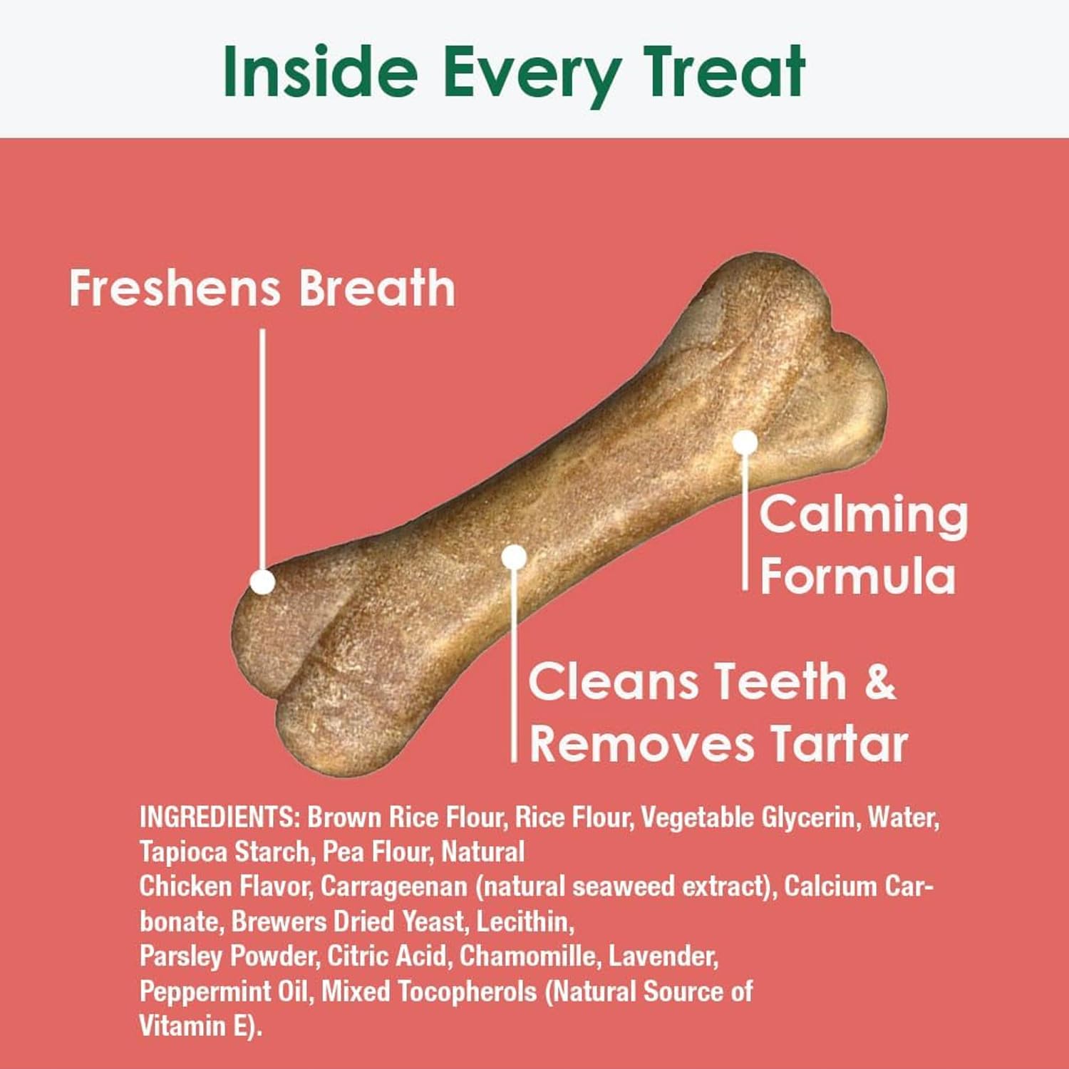 Bonies Natural Hip & Joint Formula Small-Sized Dog Treats - Glucosamine & Omega Fatty Acids for Joint Health - Fresh Breath & Teeth Cleaning - Low Calorie Chicken Flavor (15 Bones) - Perfect for Small Dogs & Puppies with Joint Issues
