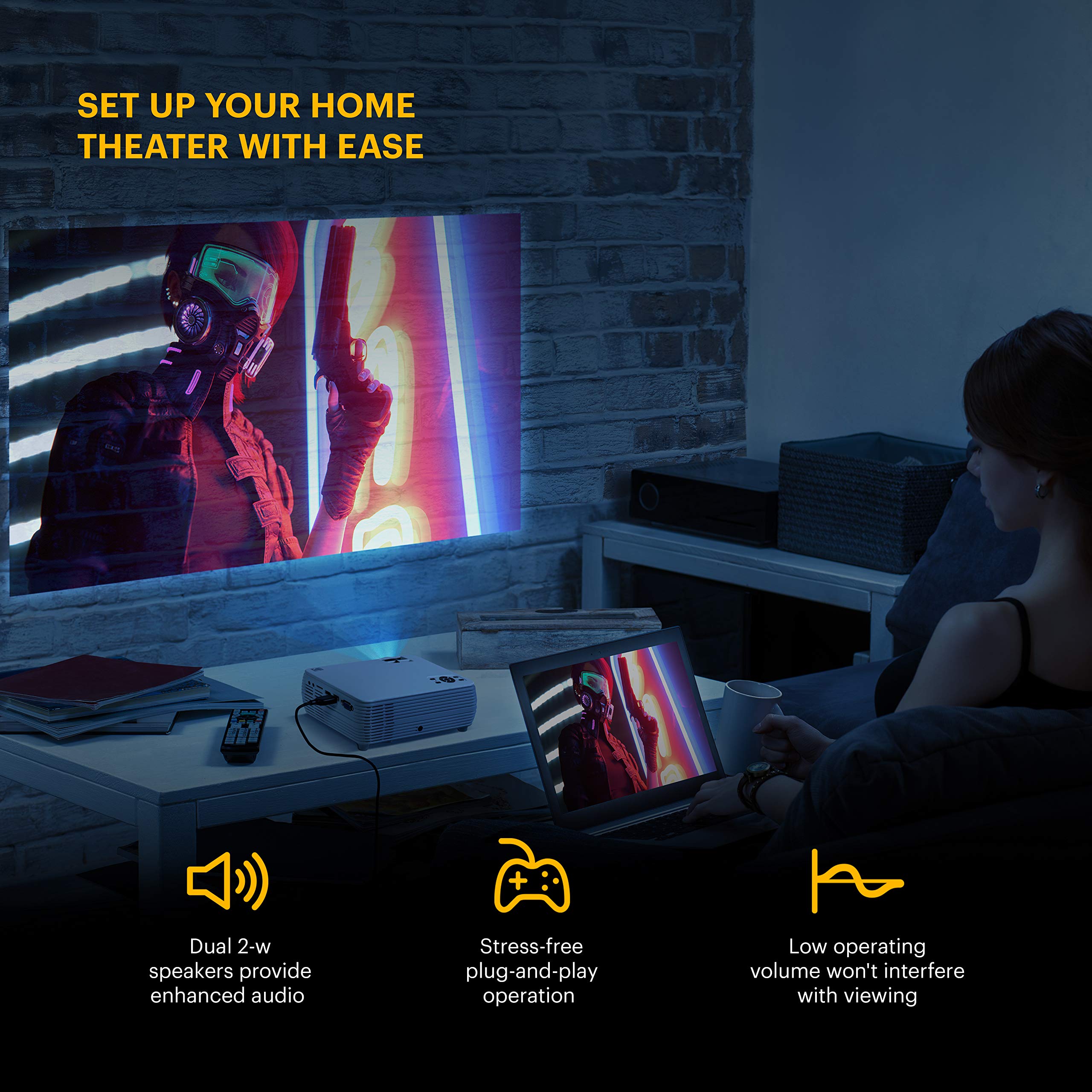 KODAK FLIK X4 Home Projector - 150