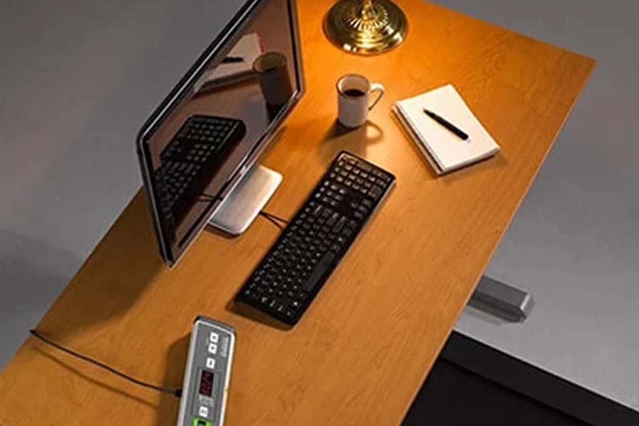 LifeSpan TR1200 GlowUp Under Desk Treadmill - Compact Walking Machine for Home & Office Use - Stay Active While Working or Watching TV