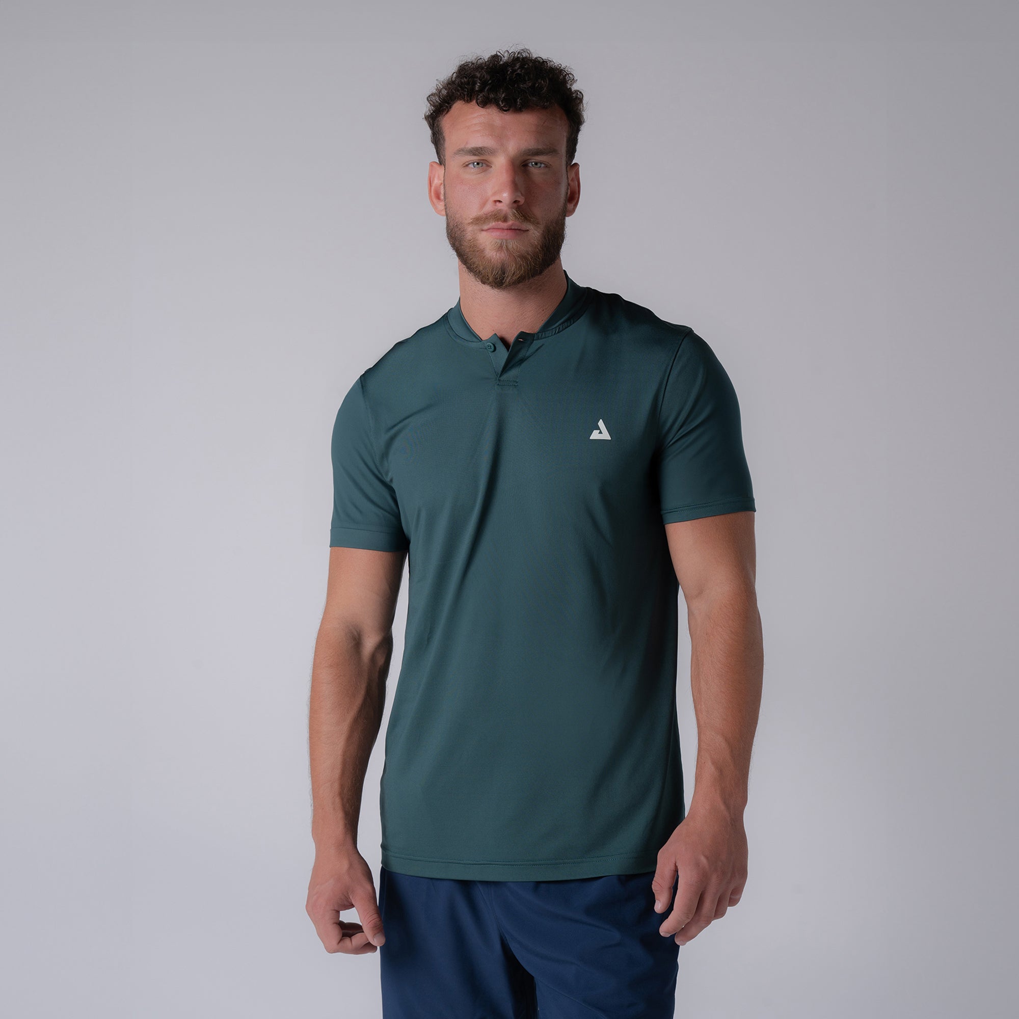 Men's Performance Polo Shirt for Tennis & Golf - Moisture-Wicking & Breathable Activewear for Sports & Casual Wear