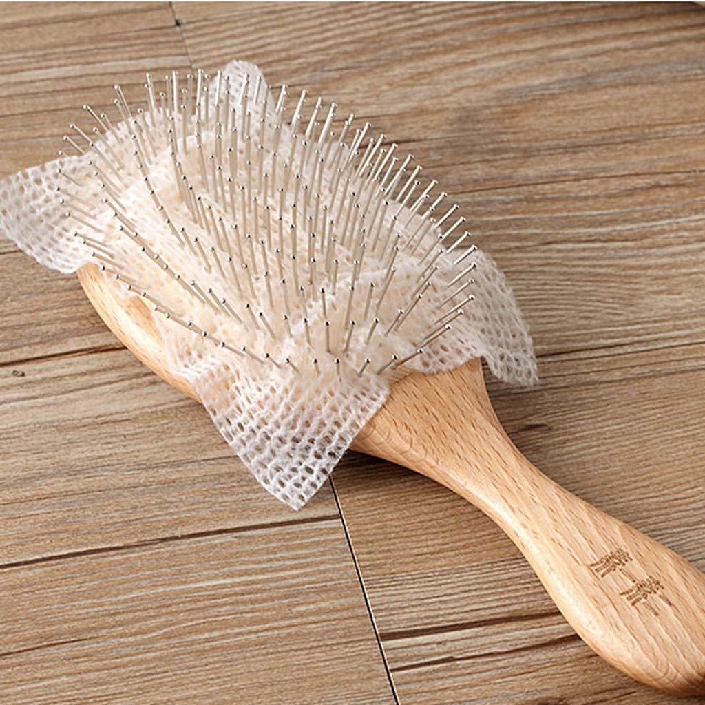 Pet Hair Brush Cleaner Net - 50 PCS Reusable Comb Cleaning Sheets for Dogs & Cats | Easy Grooming Tool for Removing Pet Hair from Brushes | Perfect for Home Pet Grooming & Professional Use