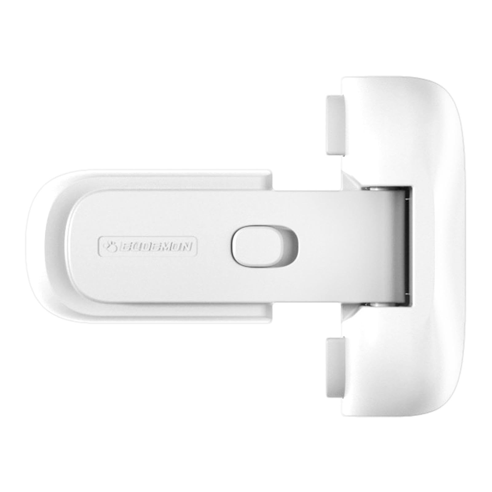 Kumprohu Child Proof Fridge Lock - Self-Adhesive Baby Safety Latch for Refrigerator & Freezer | Secure Cabinet Door Lock to Keep Kids, Toddlers, Pets Safe | Perfect for Kitchens, Daycares & Pet Owners