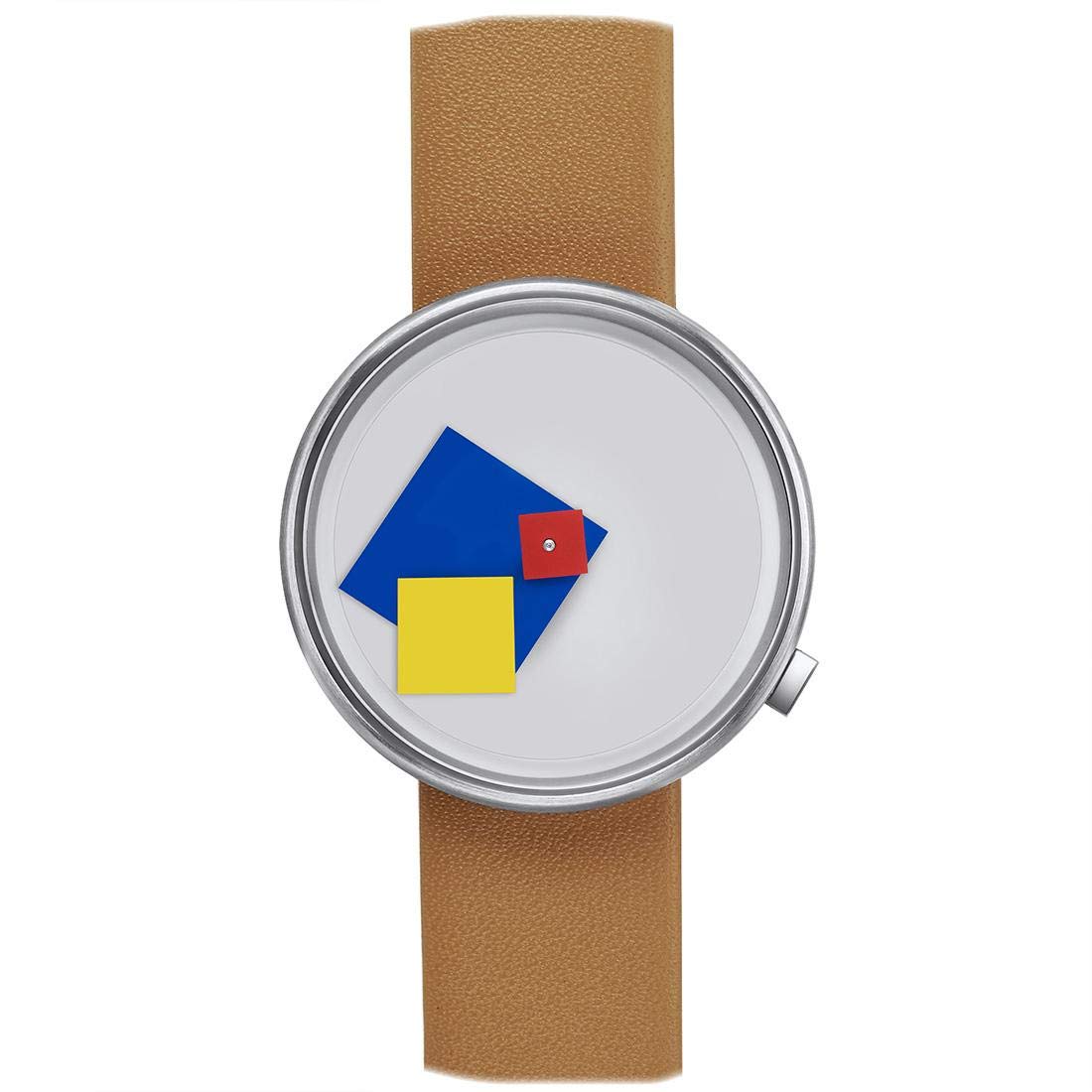 Bauhaus Style Men's Analog Watch - 40mm Stainless Steel Case, Japanese Quartz Movement, 30M Water Resistant | Perfect for Business, Casual & Outdoor Activities
