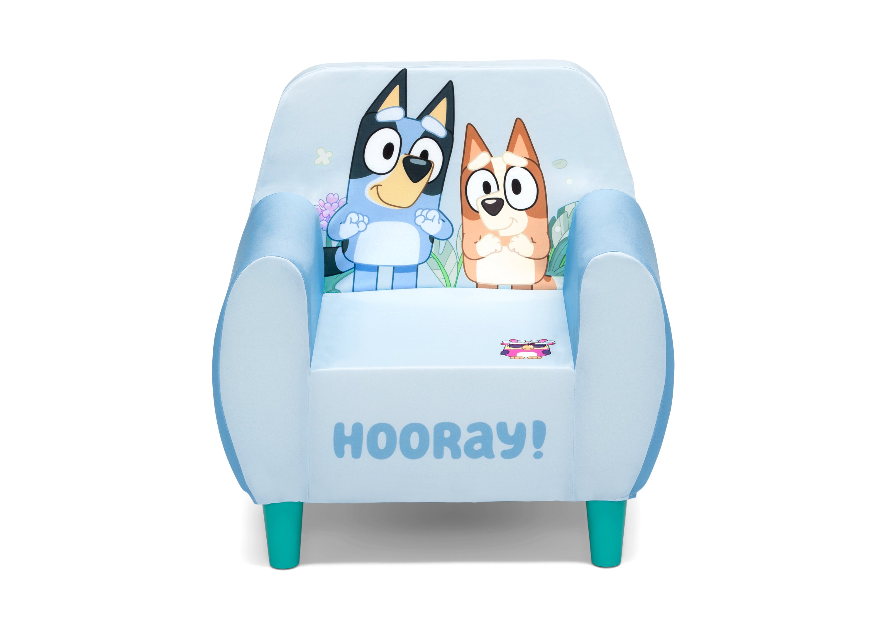 Bluey Foam Chair for Kids - Soft & Comfortable Kids Lounge Chair - Perfect for Playroom, Bedroom, or Reading Nook - Great Gift for Bluey Fans