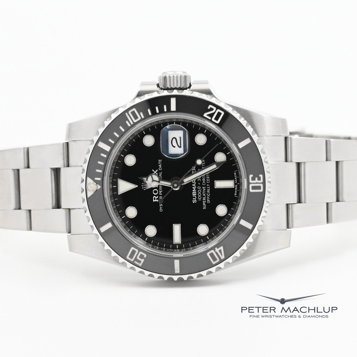Rolex Submariner Date 40mm Men's Luxury Watch - Stainless Steel Black Dial 2018 Model | Perfect for Diving, Business & Formal Occasions