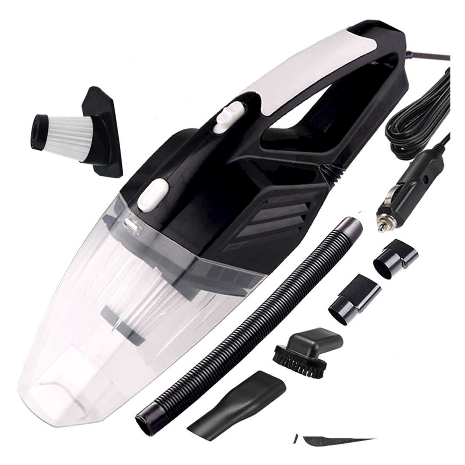 Joostee Cordless Handheld Vacuum Cleaner - 5KPa Powerful Portable Mini Vac for Car & Home | Lightweight Black Car Vacuum Cleaner | Perfect for Auto Detailing, Pet Hair Removal & Quick Home Cleaning