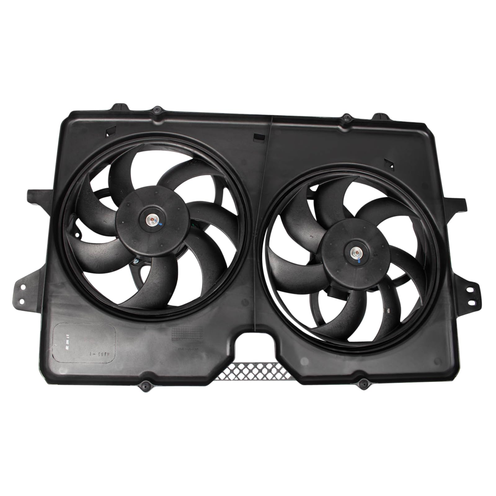 TRQ Radiator Dual Cooling Fan Assembly for 2008-2012 Ford Escape & 2008-2011 Mercury Mariner - FO3115182 Replacement Part - Perfect for Engine Overheating Prevention & Summer Driving