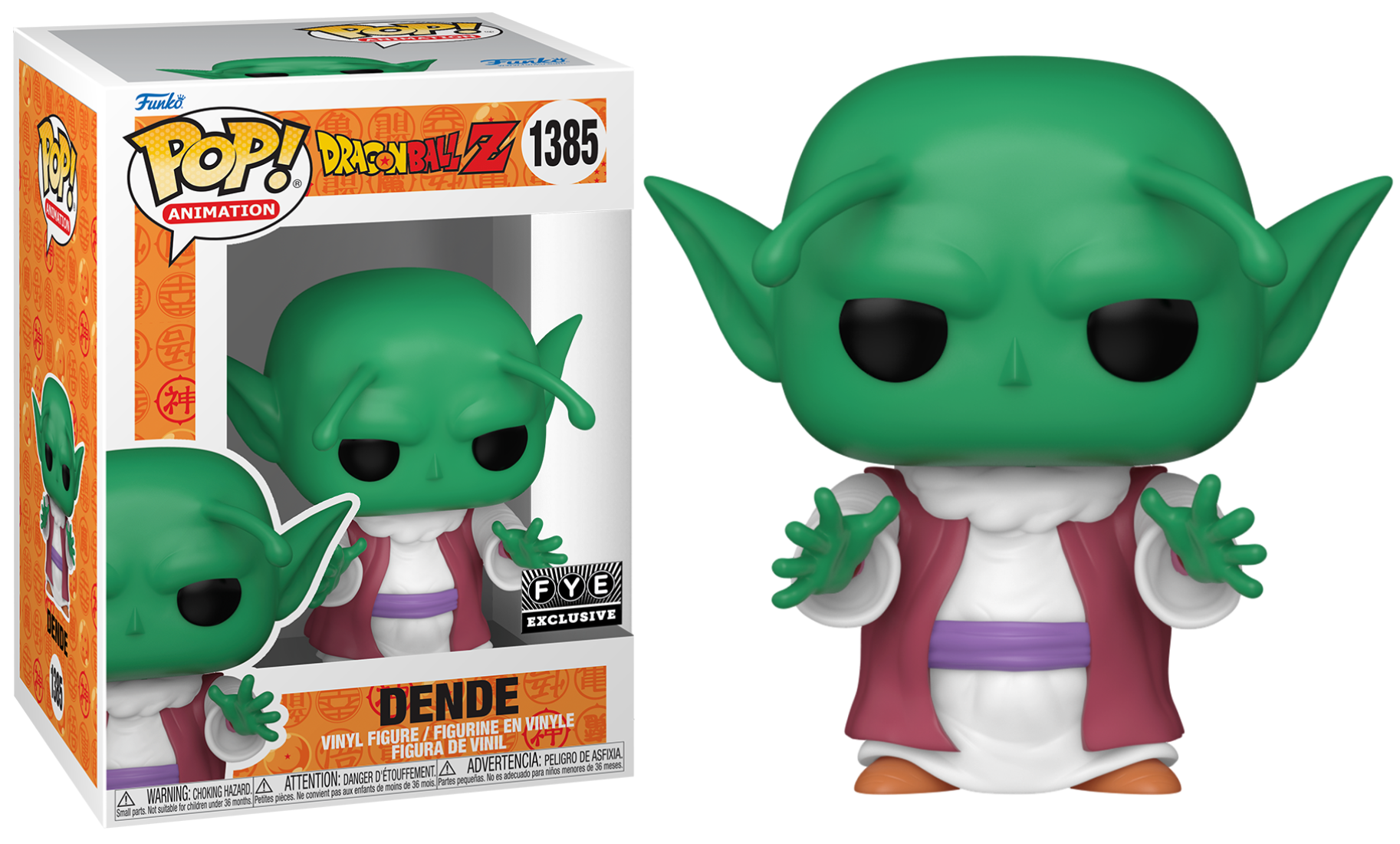Dragon Ball Z Dende Action Figure #1385 - Collectible Anime Figurine for Fans & Display