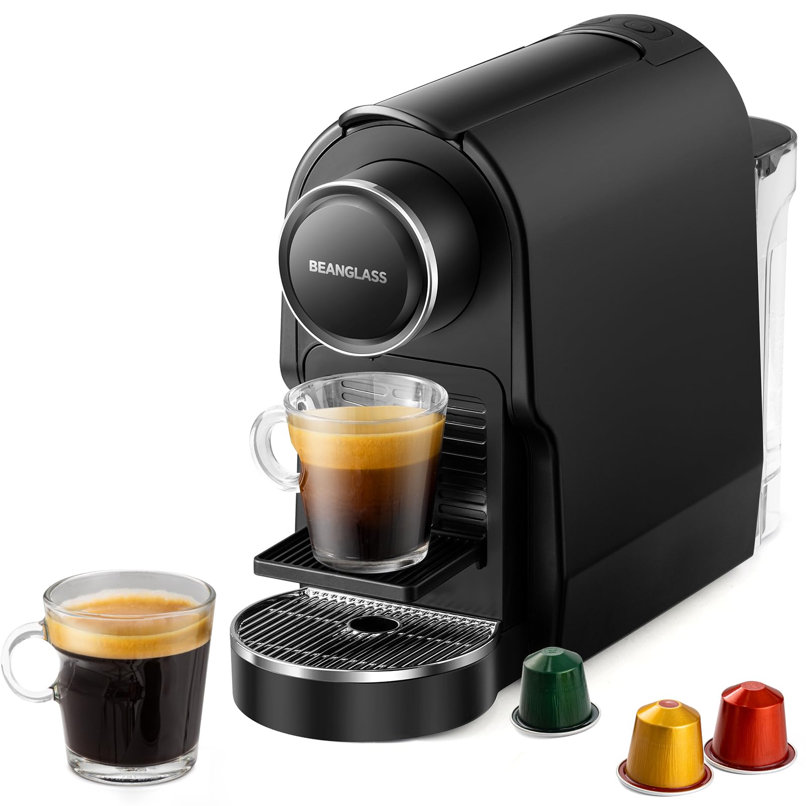 Compact 20 Bar Espresso Pod Machine - Compatible with NS Original Capsules, Removable Water Tank for Cappuccino, Latte & Black Coffee | Perfect for Home, Office & Small Spaces