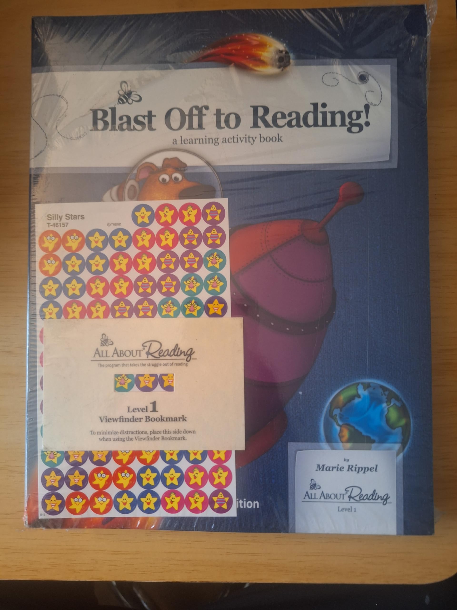 Blast Off to Reading Level 1 - Learn to Read Activity Book for Kids Ages 4-6 | Fun Phonics Exercises & Early Reading Skills | Perfect for Homeschooling & Classroom Learning