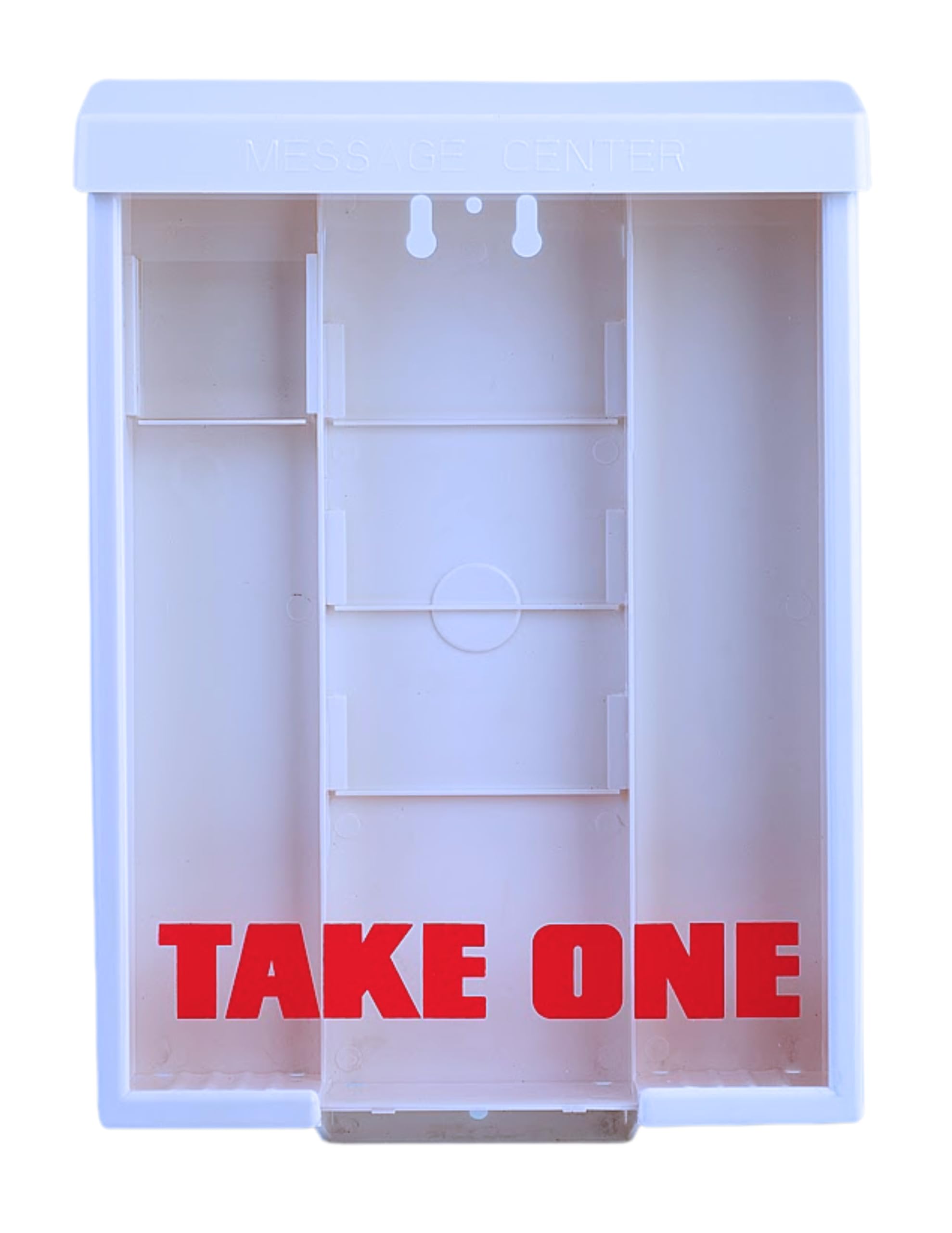 White Snap Shut Brochure Box - Durable Outdoor Flyer Holder for Realtors - Real Estate Marketing Supplies - Perfect for Open Houses, Property Listings & Business Promotions