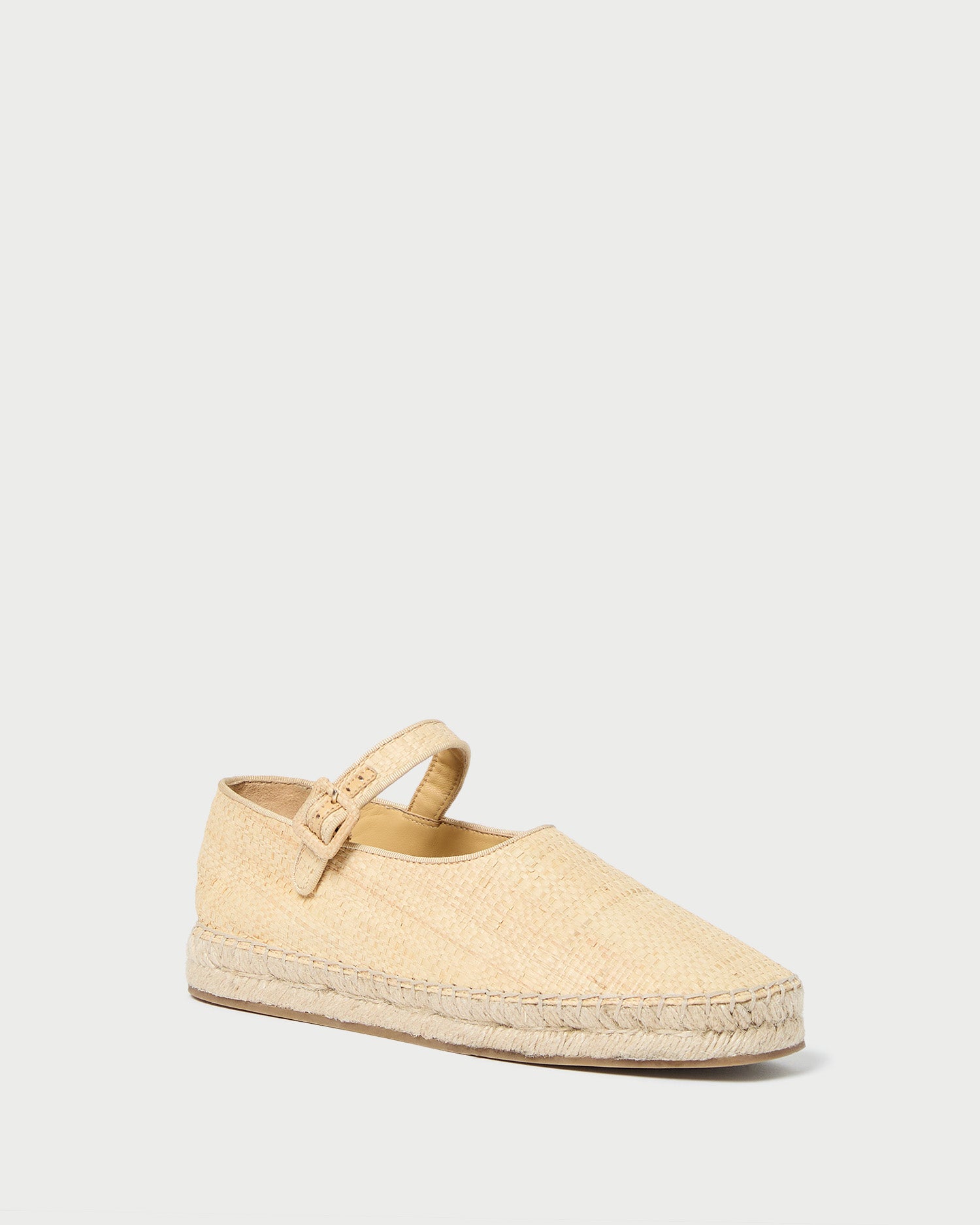 Clover Natural Raffia Espadrille Shoes - Comfortable Handmade Women's Summer Sandals for Beach, Vacation & Casual Wear
