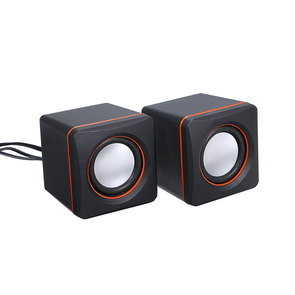 Portable Mini Bluetooth Speaker with 3.5mm AUX Jack - Wireless Desktop Speaker for Laptop, MP3, Smartphone - Perfect for Home, Office & Outdoor Music Listening