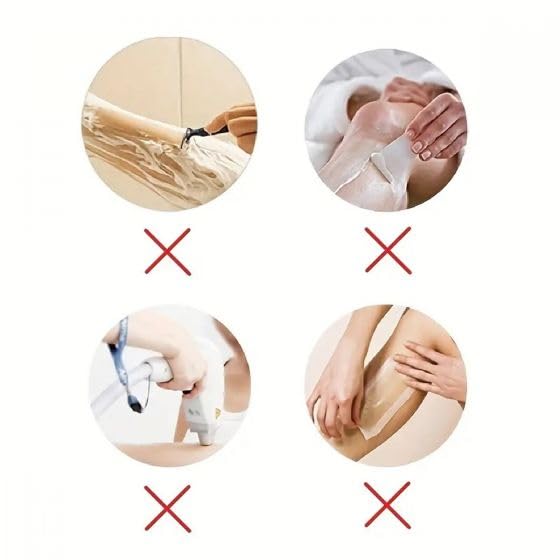 Painless Hair Removal Epilator for Women & Men - Safe Physical Hair Eraser Tool with Skin Exfoliation | At-Home Hair Removal for Smooth Skin (Bikini Line, Legs, Arms, Underarms)