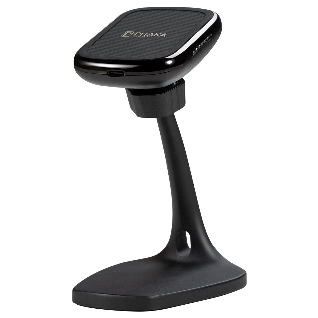 MagEZ Mount Qi Wireless Charger Stand - Fast Charging Desktop Holder for iPhone, Samsung, AirPods | Perfect for Home, Office & Travel Use