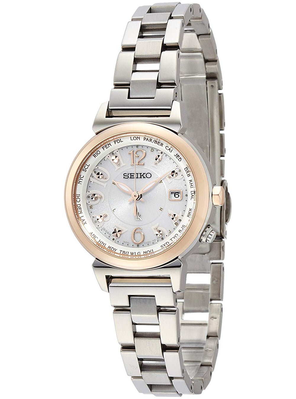 SEIKO LUKIA SSVV002 Japanese Automatic Watch for Women - Stainless Steel Case & Bracelet, Made in Japan JDM - Perfect for Office Wear, Business Meetings & Formal Occasions