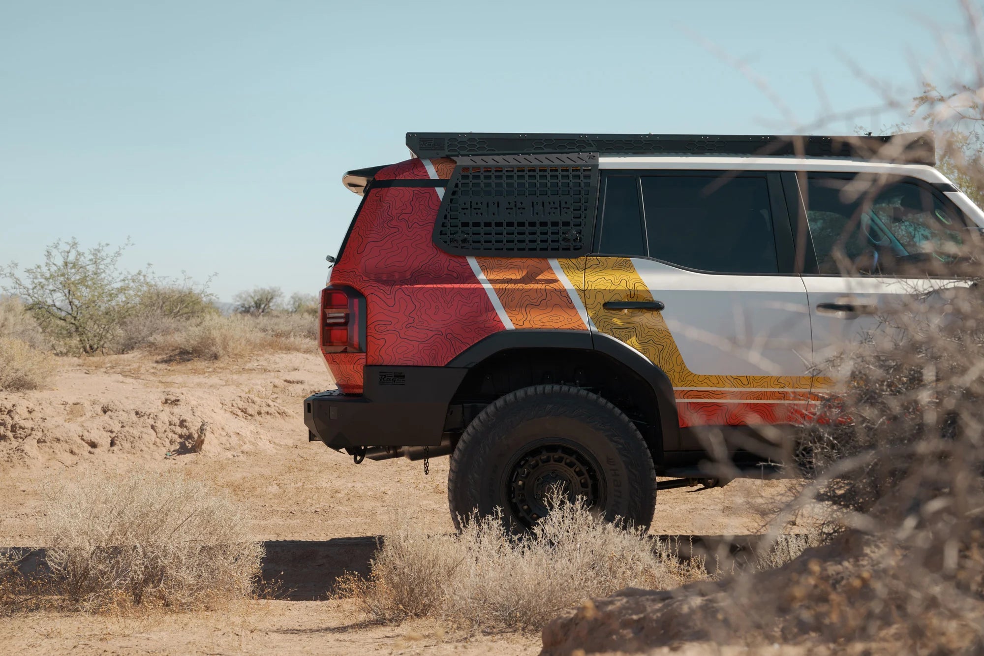 Rago Fabrication Heavy Duty Rear Bumper for 2024+ Toyota Land Cruiser 250 Series | Off-Road Protection & Recovery | Perfect for Overlanding, Rock Crawling & Adventure Travel