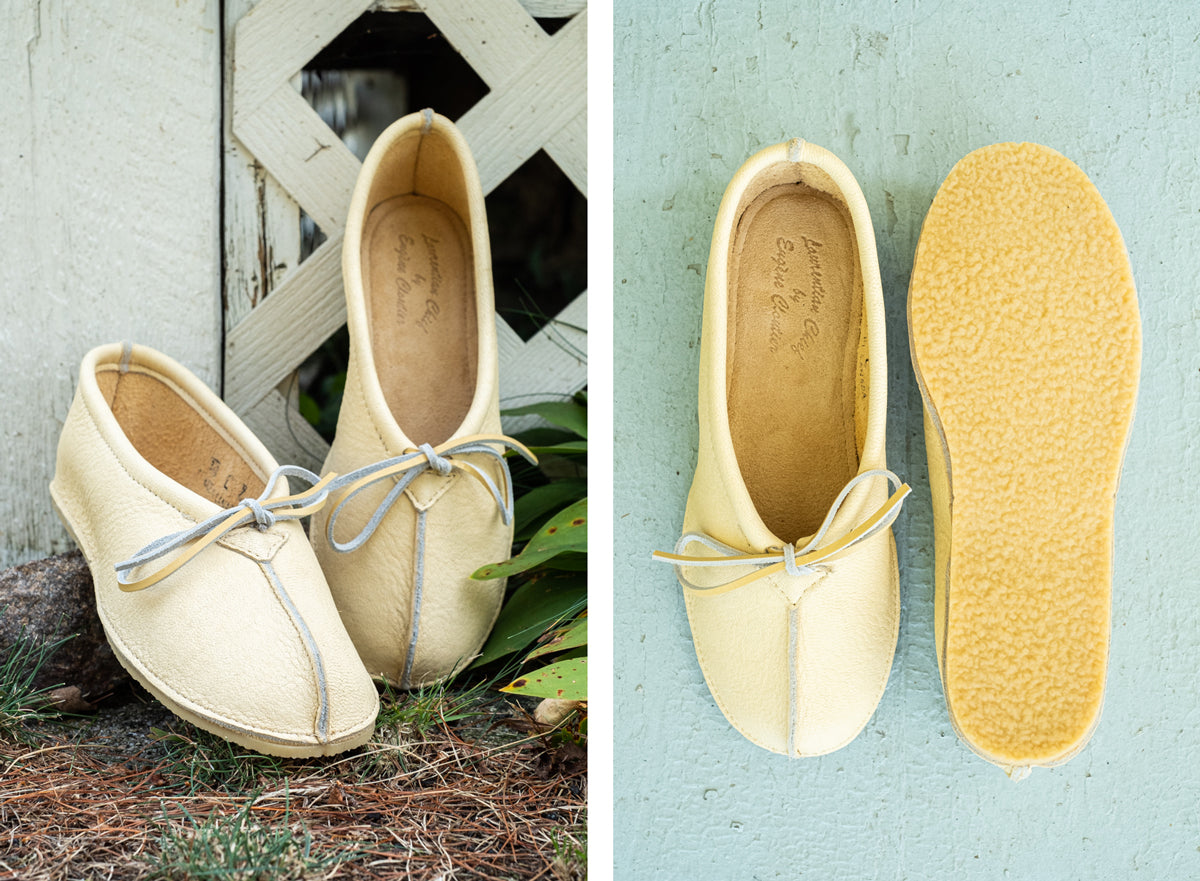 Women's Comfortable Crepe Sole Ballet Moccasin Shoes - Soft Slip-On Flats for Casual Wear, Work & Travel