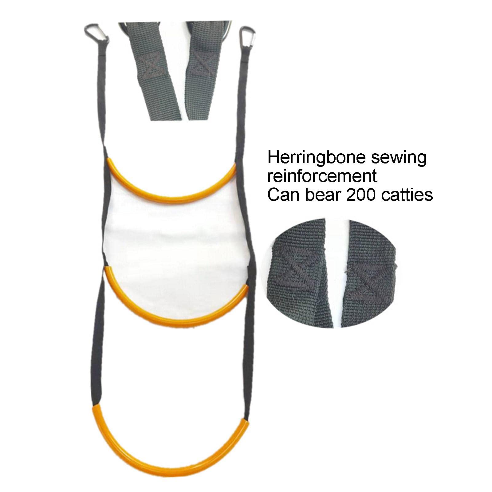 **Kayak Boarding Ladder - 3-Step Rubber & Nylon Boat Ladder for Safe & Easy Climbing - Durable Rope Ladder for Inflatable Boats, Kayaks, Motorboats & Canoes - Perfect for Water Sports, Fishing & Emergency Boarding**