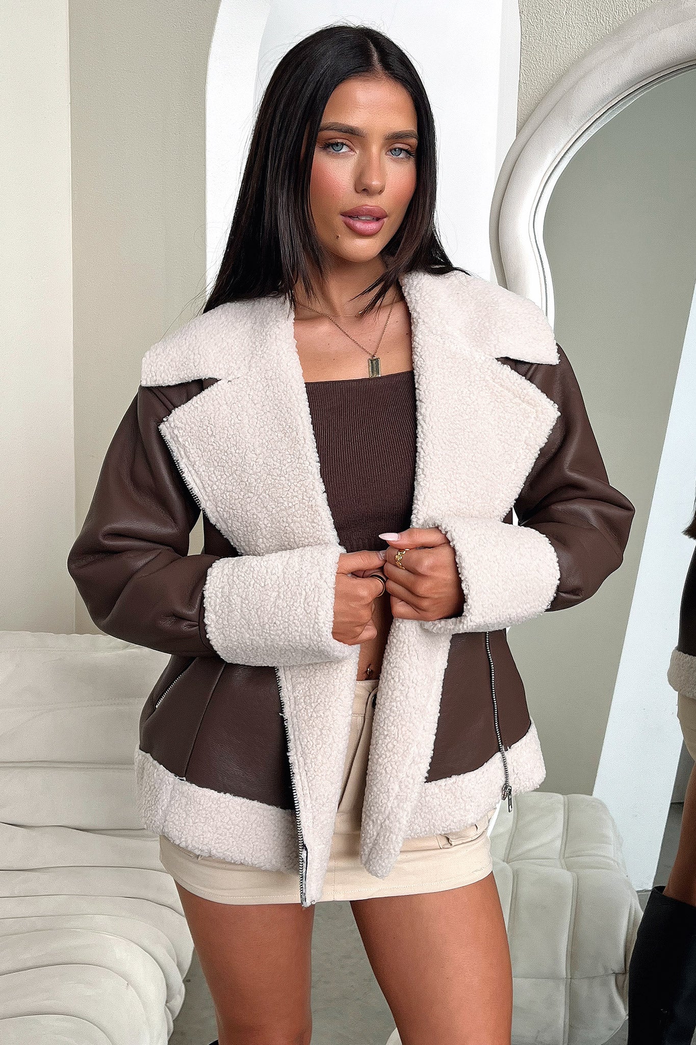 Kobie Jacket for Men & Women - Premium Brown Outerwear for Hiking, Camping & Outdoor Adventures