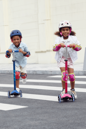 Micro Kickboard Maxi Deluxe LED Scooter for Kids - 3 Wheel Light Up Kick Scooter with Adjustable Handlebar - Perfect for Outdoor Play, Commuting & Neighborhood Rides