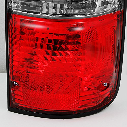AKKON Red Amber LED Tail Lights Brake Lamps Pair for Toyota Tacoma 2016-2023 - Left & Right Side Replacement - Durable Off-Road Truck Accessories for Night Driving, Custom Upgrades & Enhanced Safety