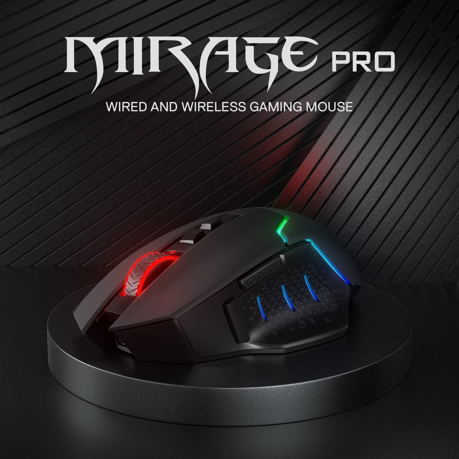 Redragon K580 VATA RGB LED Backlit Mechanical Gaming Keyboard & M690 PRO Wireless Gaming Mouse Combo - Perfect for PC, Mac, PS4, PS5 Gaming & Office Work