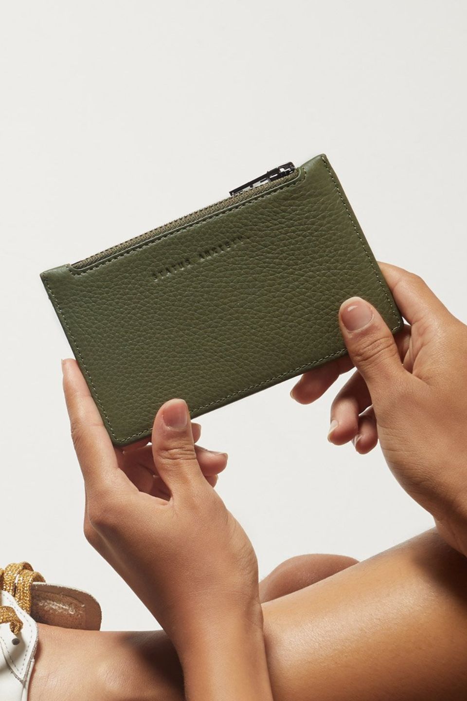 Khaki Wallet for Men - Slim RFID Blocking Leather Bifold Wallet with Money Clip - Perfect for Travel, Business & Everyday Use