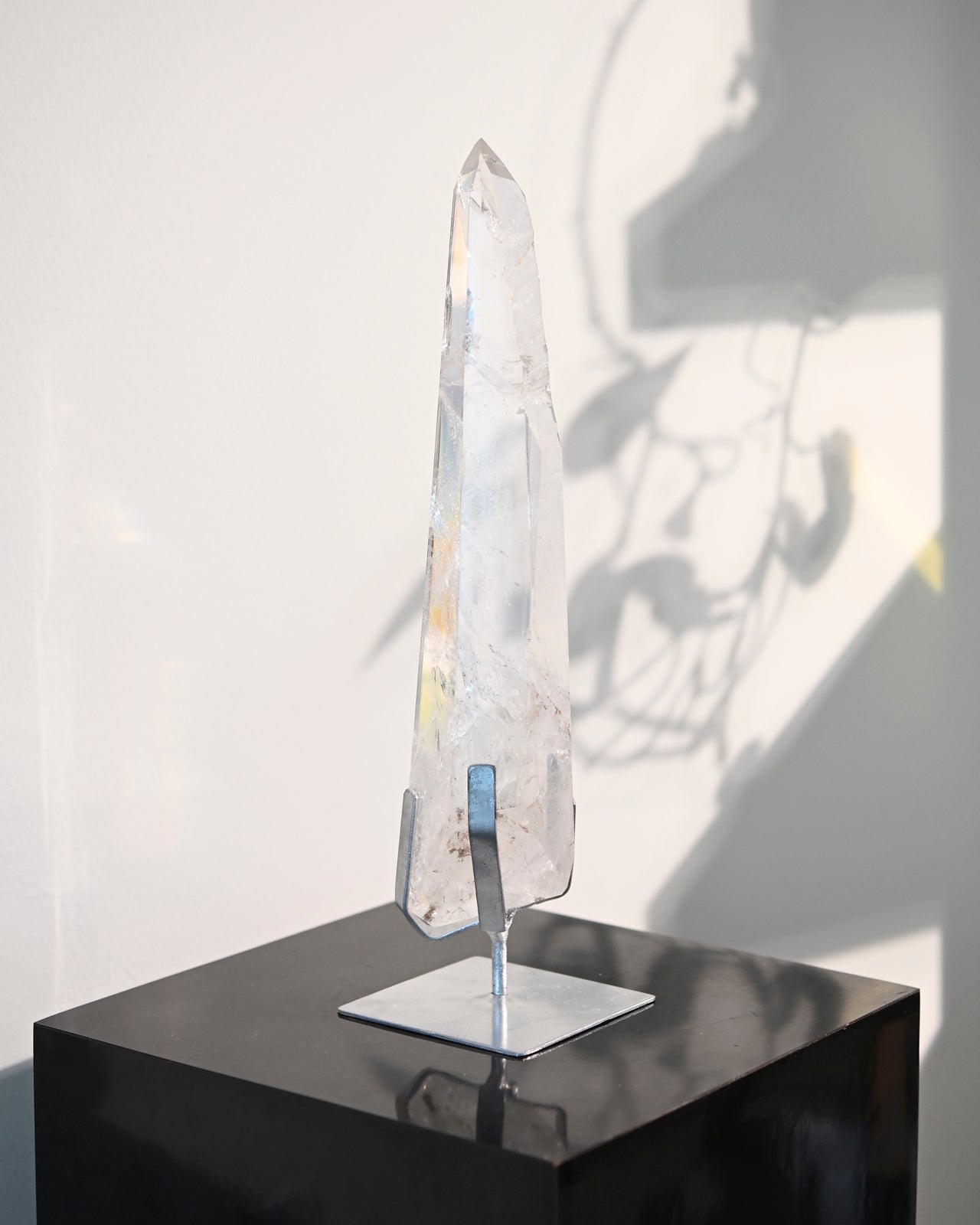 14 Inch Lemurian Seed Crystal with Stand - Healing Stone for Meditation, Reiki & Energy Work - Perfect for Home Decor, Yoga Studio & Spiritual Gifts