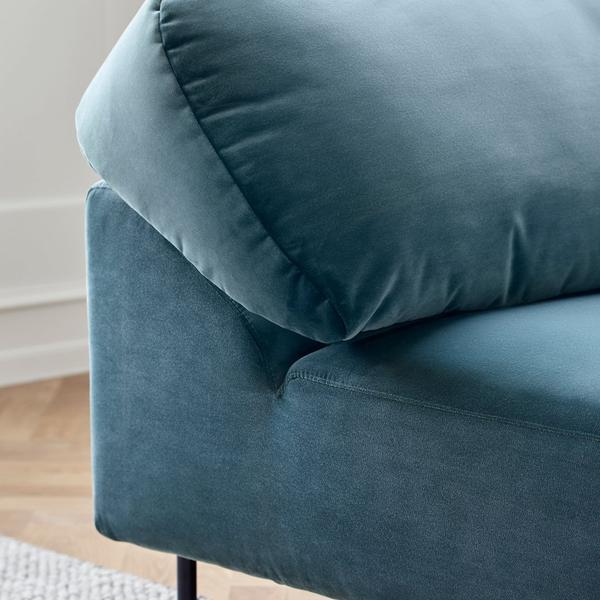 Modern 2.5 Seater Sofa with Collar Design - Comfortable Small Space Couch for Living Room, Apartment & Office - Free Shipping Available
