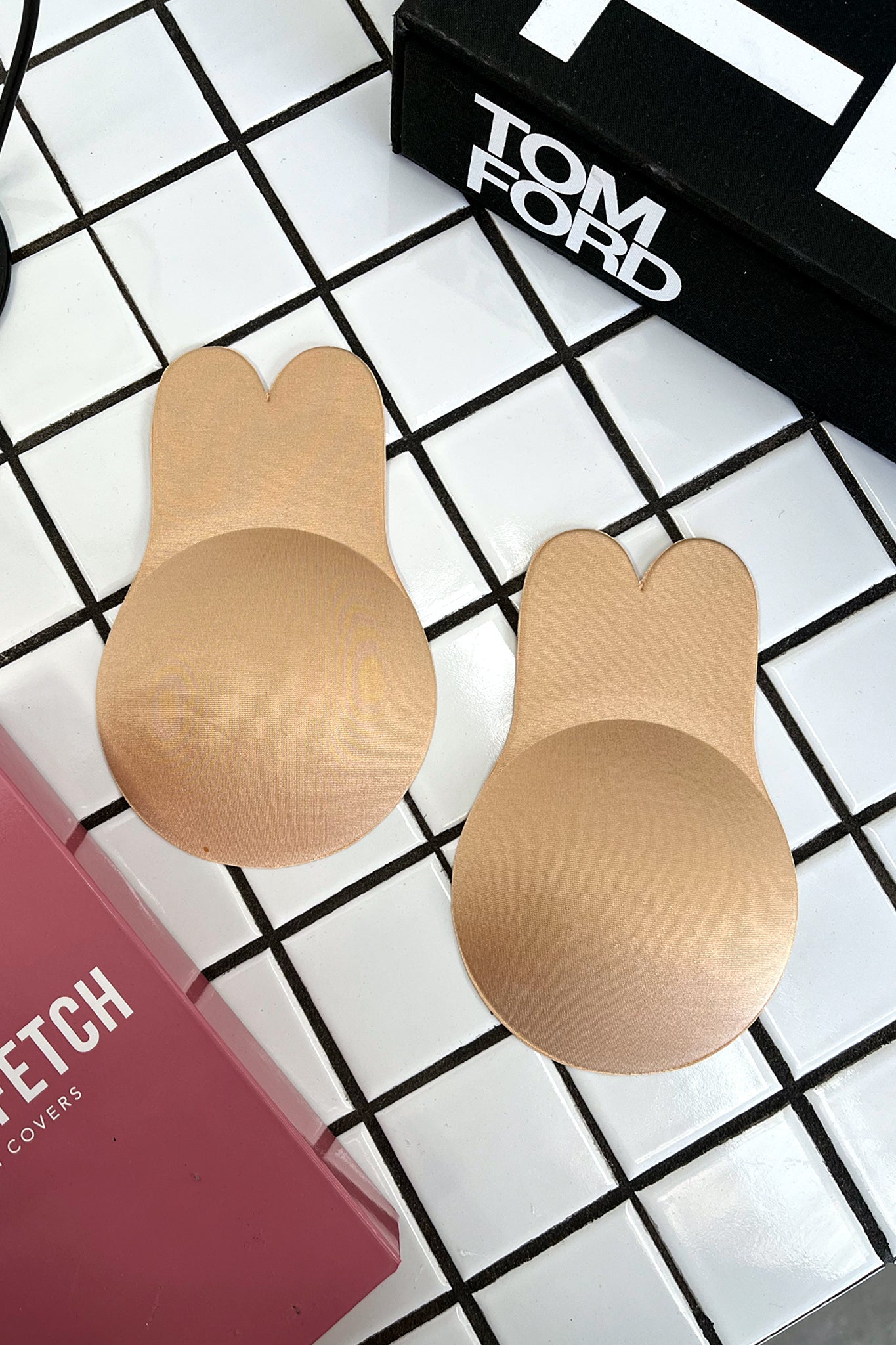 Bunny Bust Covers Nude - Soft Stretchy Bra Covers for Women - Perfect for Dance, Yoga, and Costume Parties