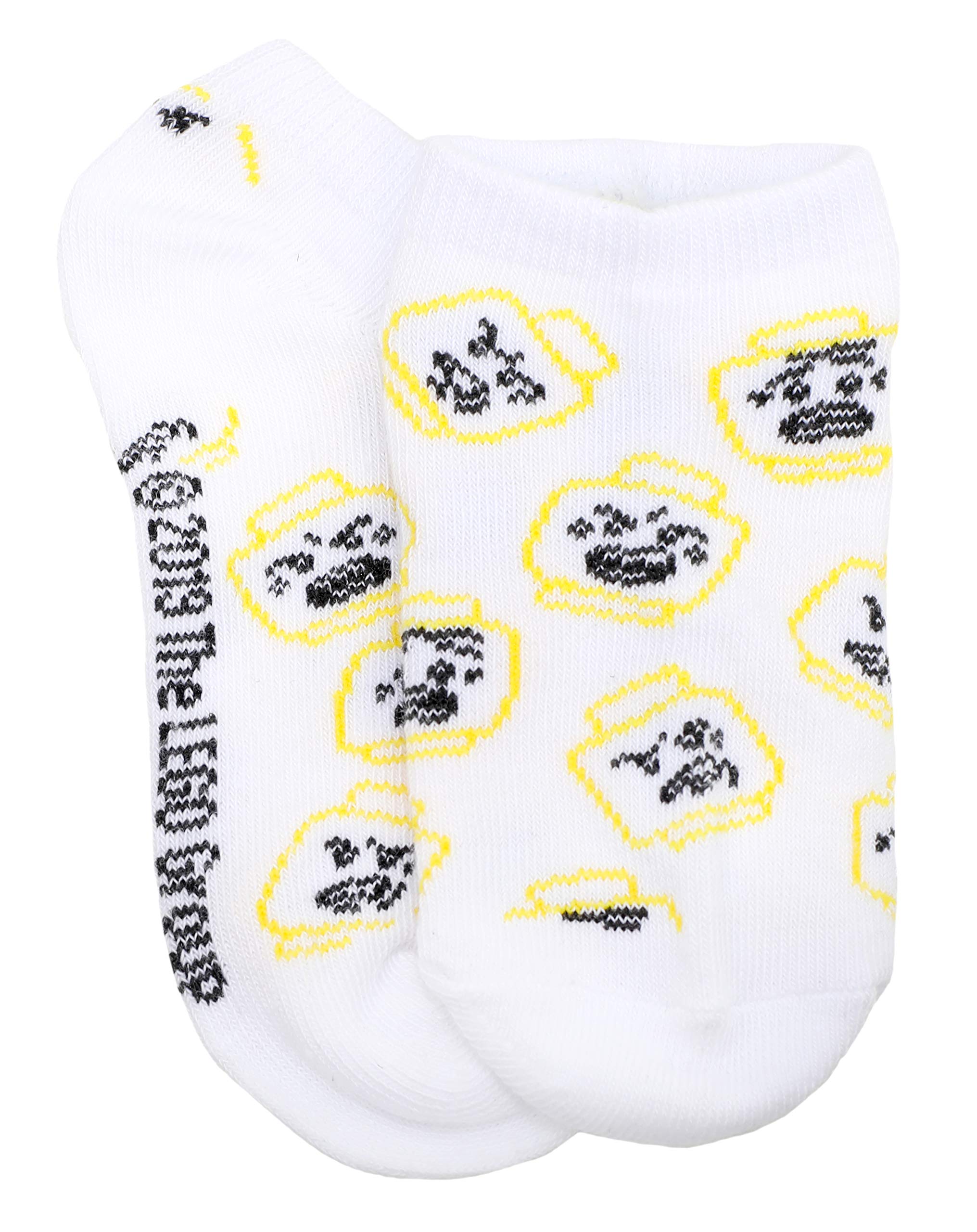 LEGO Boys' 8-Pack No-Show Character Socks - Medium (Shoe Size 9-2.5) | Fun Cartoon Socks for Kids, Teens & Adults | Perfect for School, Sports & Everyday Wear