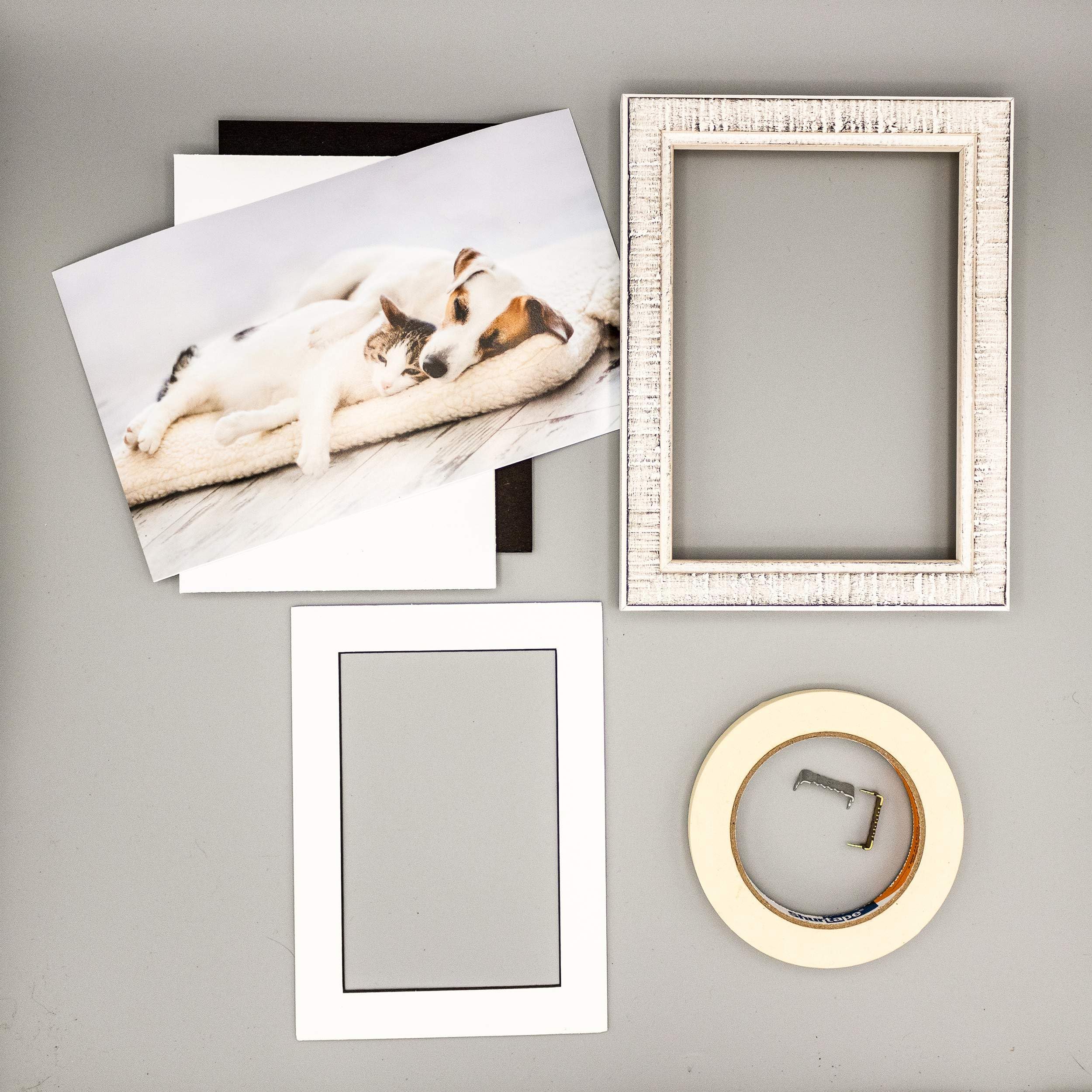 26x34 Inch Acid-Free White Bevel Cut Mat with Black Core - Precut Matboard for 22x30 Photos - Includes Backing Board & Crystal Clear Self-Seal Photo Mat Bag - 4-Ply Thickness for Picture Framing, Art Displays, and Professional Photography Presentations