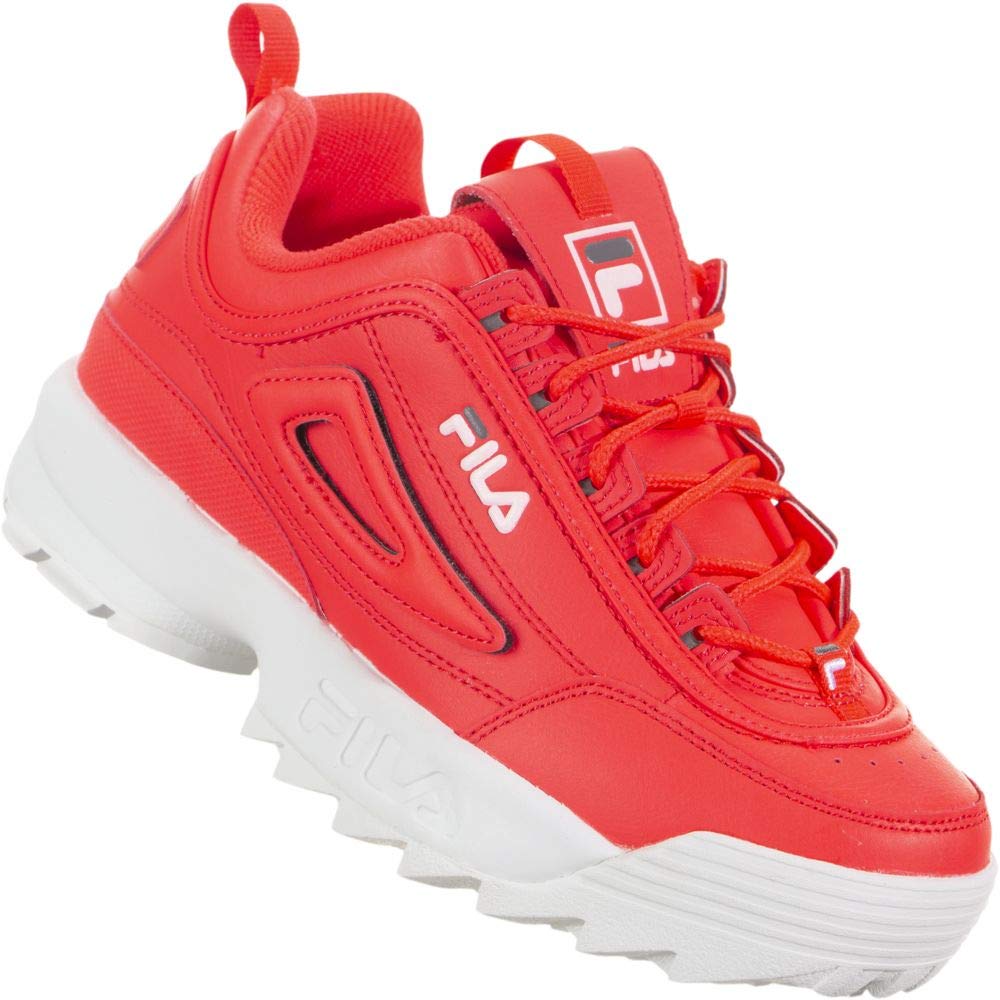 Fila Disruptor II Kids Sneakers with Logo Reveal - Trendy Chunky Platform Shoes for Boys & Girls - Perfect for School, Sports & Casual Wear