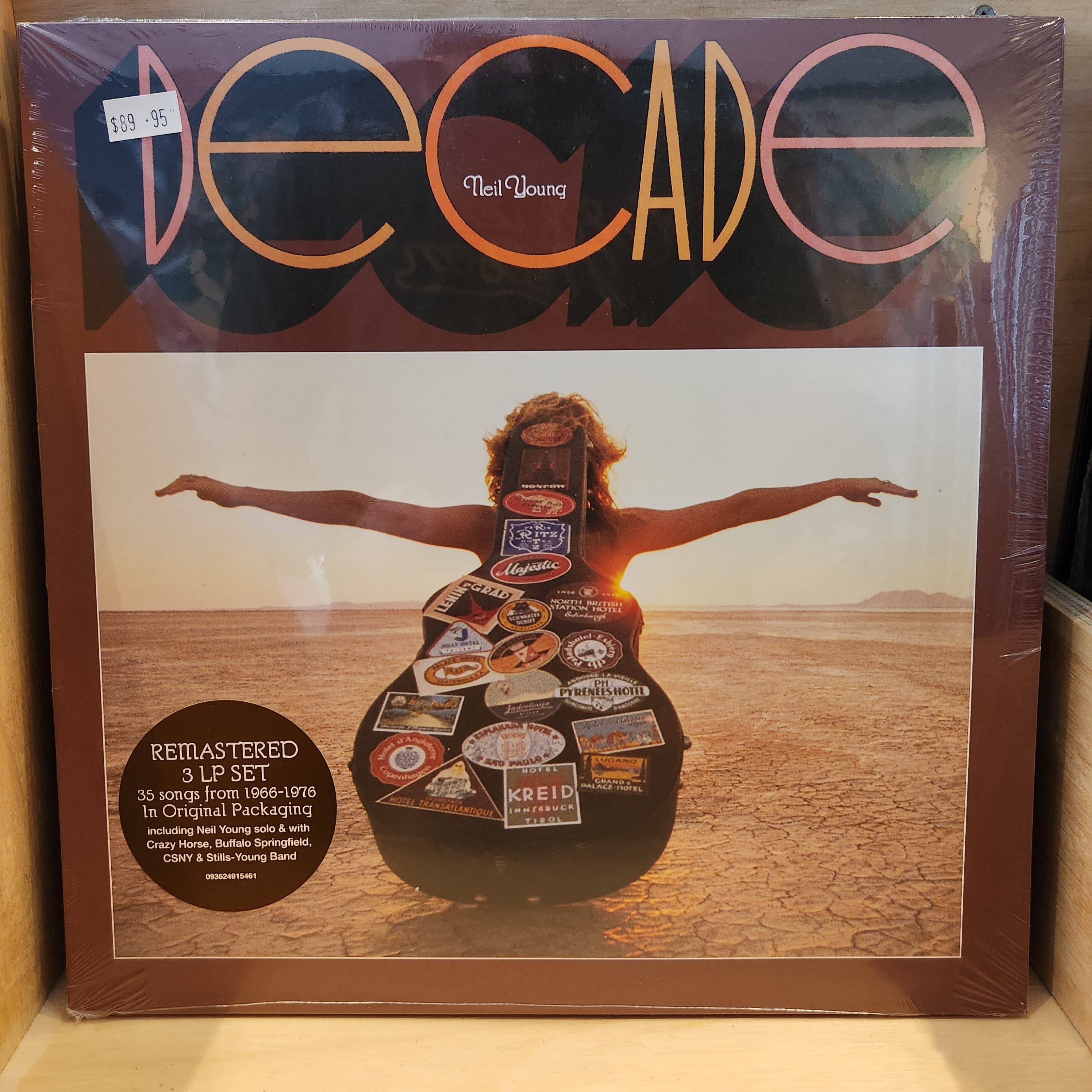 Neil Young Decade Triple Vinyl LP - Limited Edition 3-LP Record Set | Classic Rock Music Collection for Audiophiles & Vinyl Enthusiasts | Perfect for Home Listening, Gifts & Music Lovers