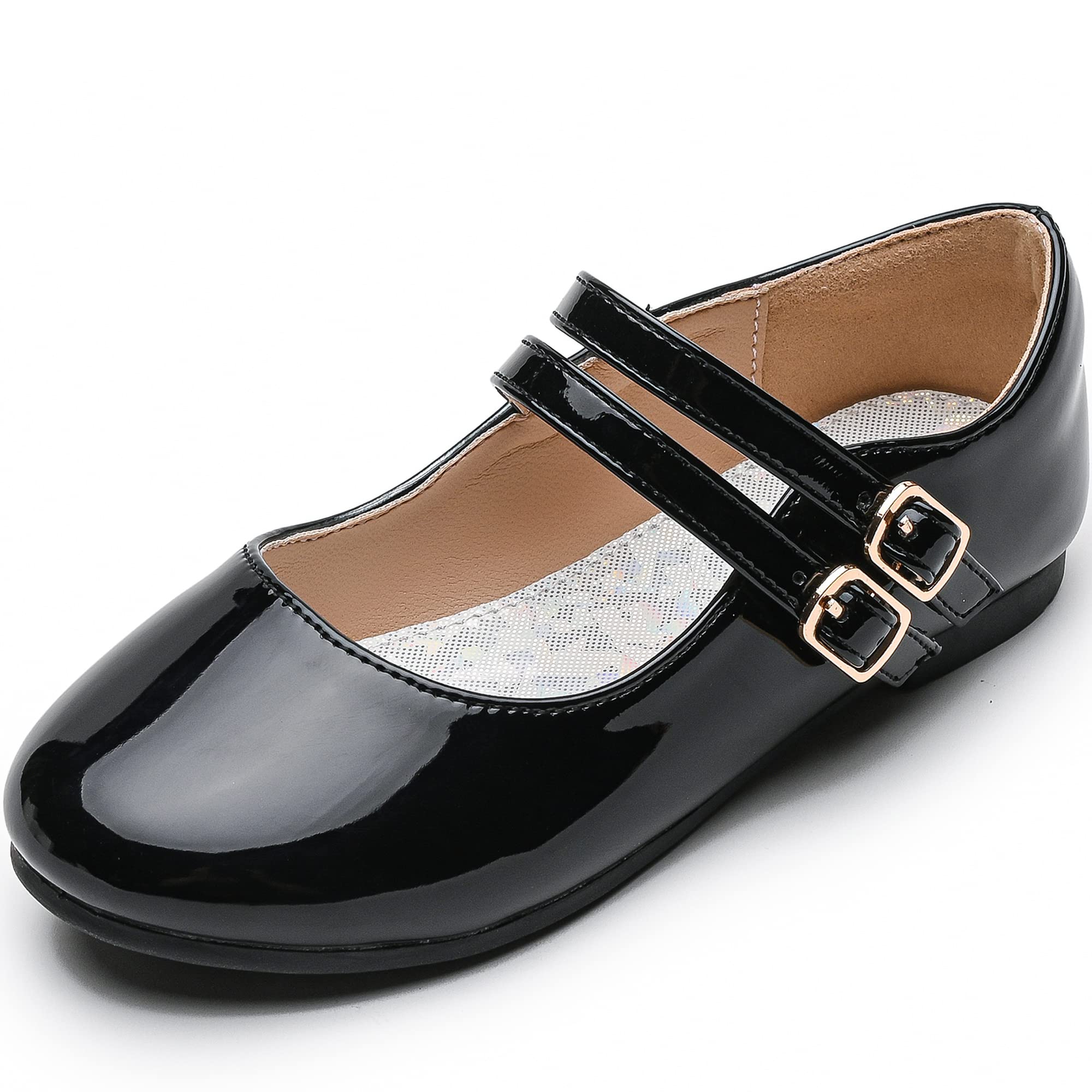 **Princess Wedding Flats for Girls - Toddler & Little Big Kids Dress Shoes for Special Occasions & Parties**