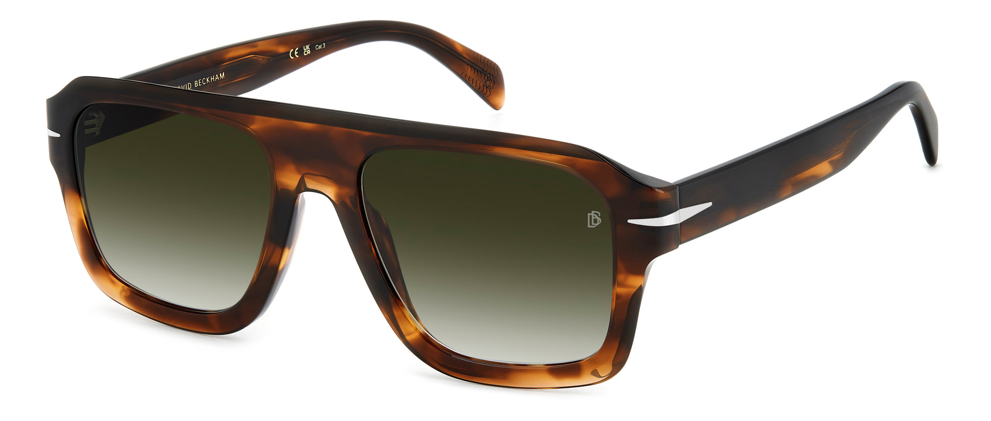 David Beckham DB7127/S Men's Sunglasses - Polarized UV Protection Aviator Style for Driving, Outdoor Sports & Fashion