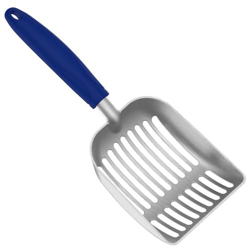 Polished Aluminum-Blue Handle